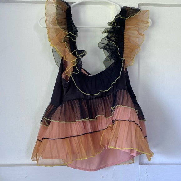 Anthropologie layered tulle ruffle tank - Picture 2 of 2